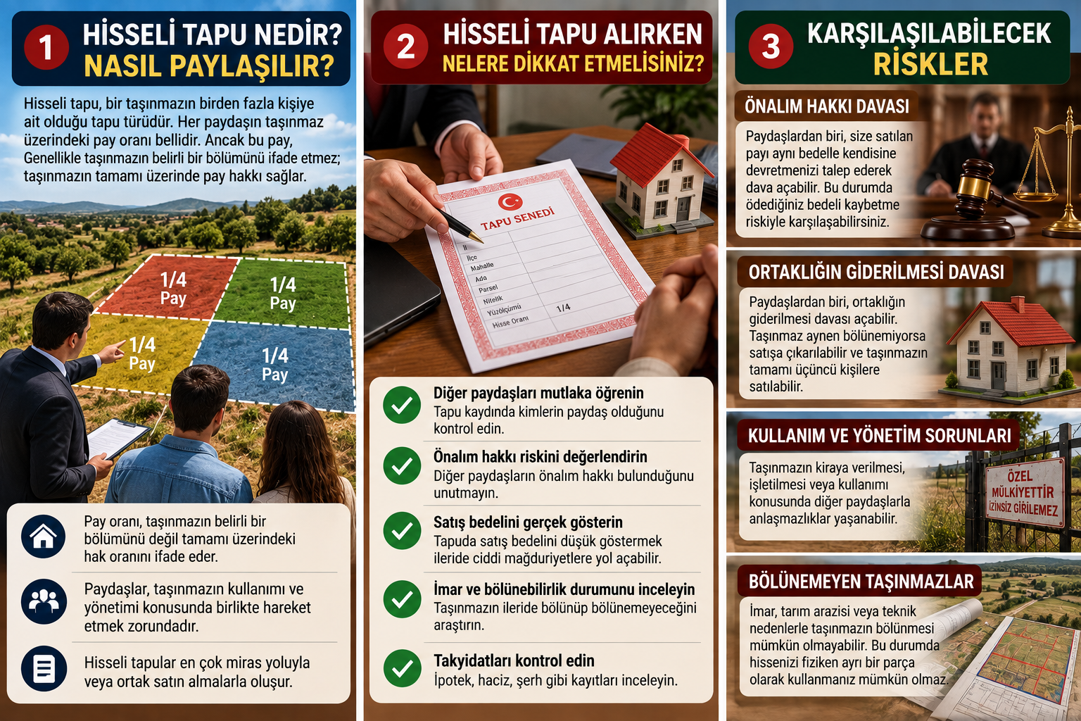 Hisseli Tapu Alırken Nelere Dikkat Etmelisiniz?