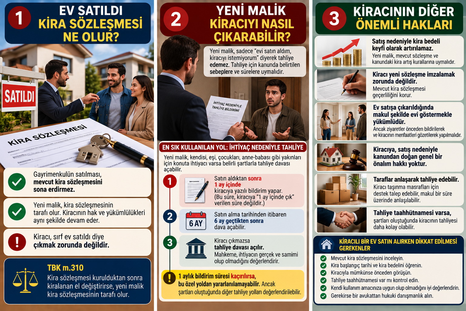 Satılan Konutta Kiracının Hakları Nelerdir?